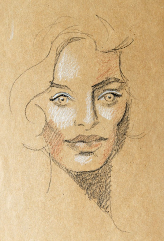 Drawing on paper, 1990