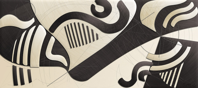 Abstract compostition - Backgrounds development 8