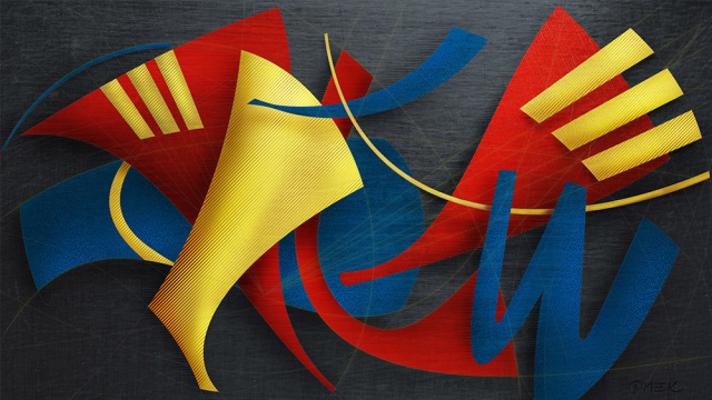 Abstract compostition - Dance construction 2