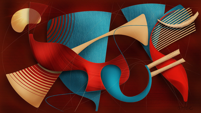 Abstract compostition - Dance construction 6