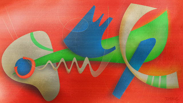 Abstract compostition - Dance construction 9