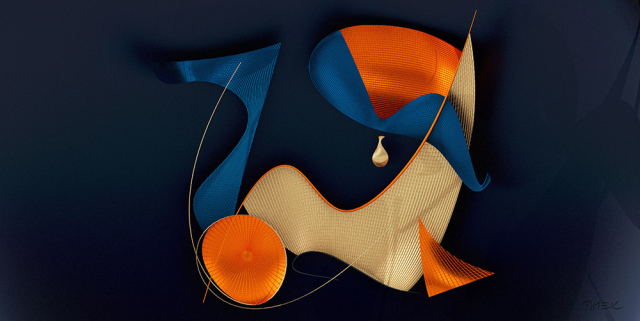 Abstract compostition - Hidden and revealed 3