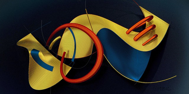 Abstract compostition - Hidden and revealed 6