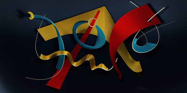 Abstract compostition - Hidden and revealed 11