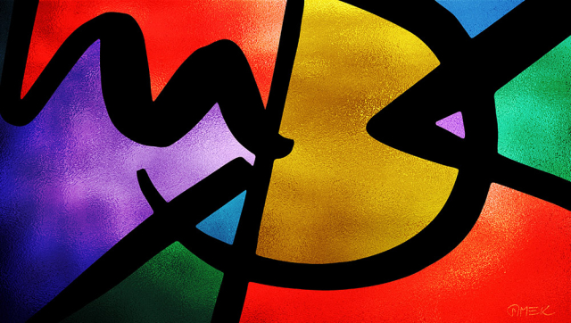 Possible solution (vitrail) 9 Abstract compostition - Possible solution (vitrail) 9