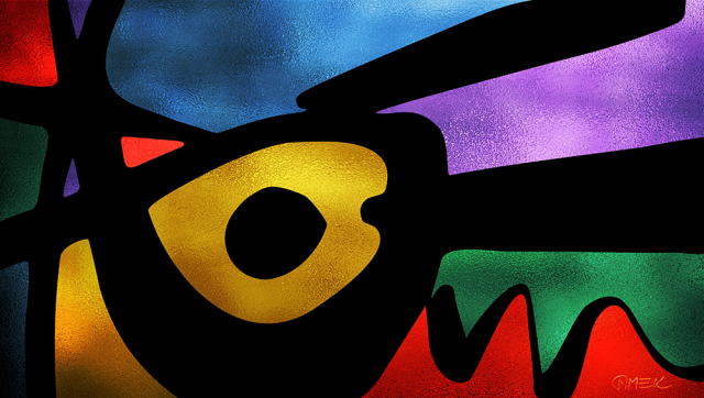 Possible solution (vitrail) 10 Abstract compostition - Possible solution (vitrail) 10