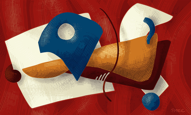 Abstract compostition - Unpredictible rhythms 3