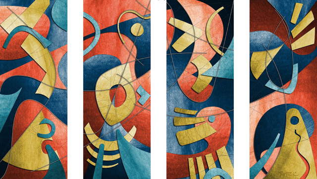 Abstract compostition - Backgrounds and movers 1