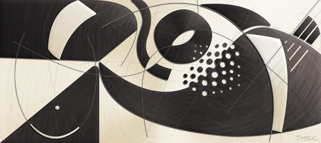 Abstract compostition - Backgrounds develoment 6